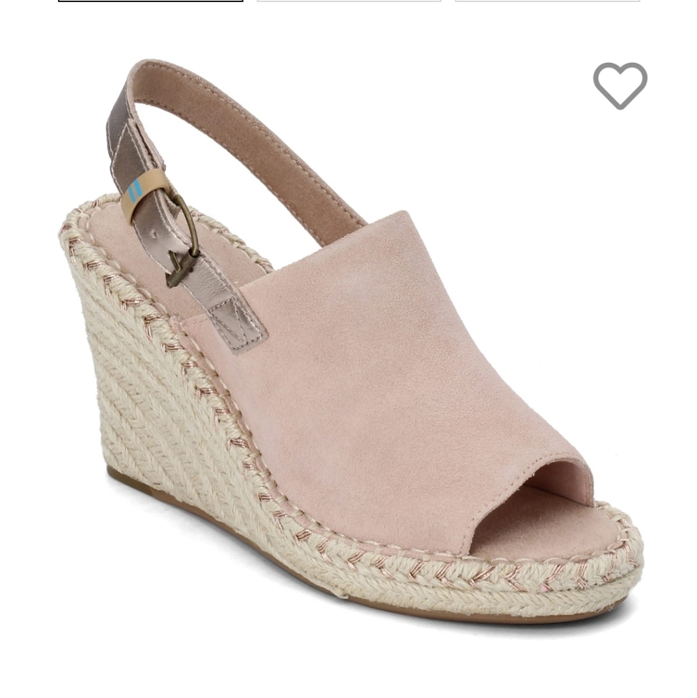 TOMS Monica Sandal Espadrille Wedges